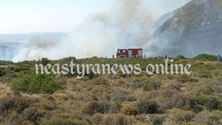 Κάηκαν σπίτια στην Κάρυστο-Εκτός ελέγχου η πυρκαγιά
