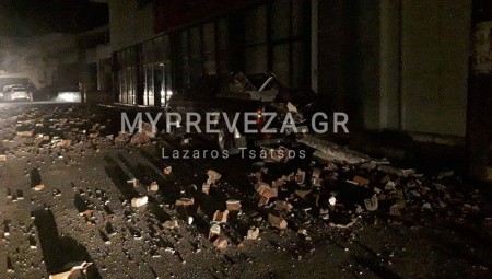 Σοβαρές ζημιές στην Πάργα από τον σεισμό 5,6 Ρίχτερ