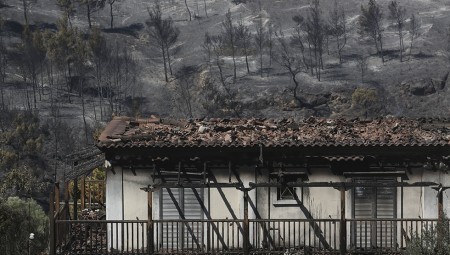 Συγκλονιστικό ντοκουμέντο από την πυρκαγιά στην Κορινθία (video)