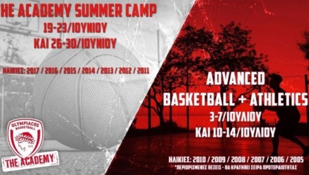Δύο camp το καλοκαίρι από την ακαδημία μπάσκετ του Θρύλου