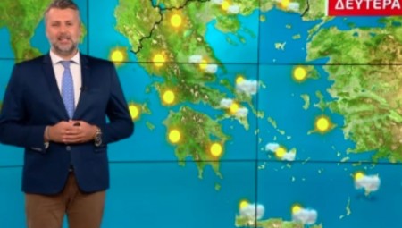 Λίγες τοπικές βροχές τη Δευτέρα (video)