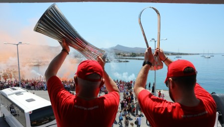 Το ταξίδι των ευρωπαϊκών στην Αίγινα «γεμάτο» συναισθήματα! (video)