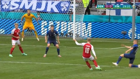 UEFA: Συνεχίζεται ο αγώνας Δανία-Φινλανδία (video)