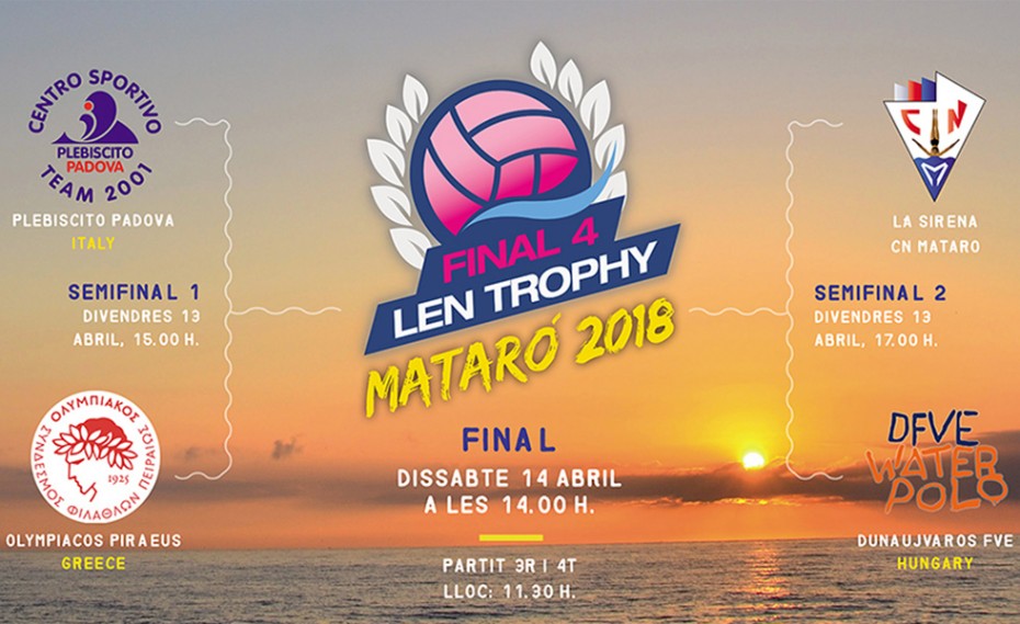 Οι ώρες του Final-4 του LEN Trophy