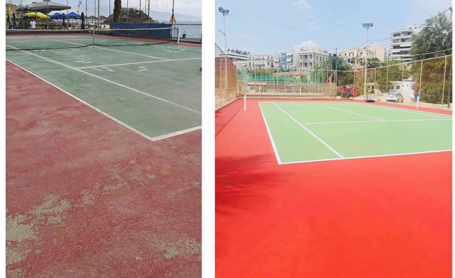Έτοιμο το γήπεδο τένις στα Βοτσαλάκια