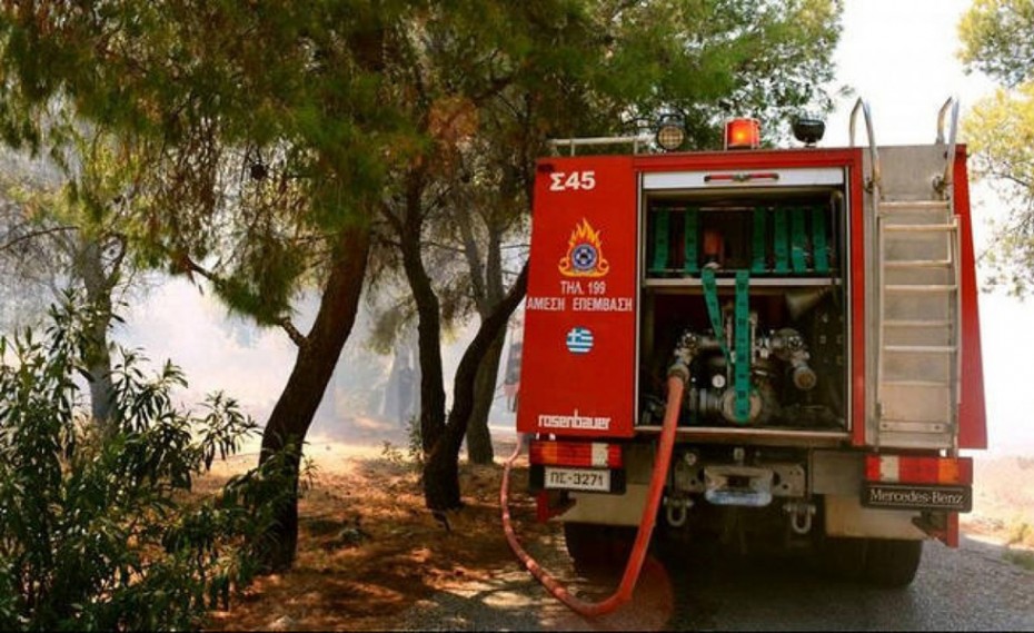 Πολύ υψηλός κίνδυνος πυρκαγιάς στο νότιο τμήμα της χώρας