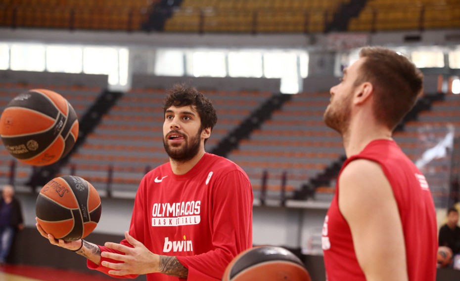 Χωρίς απρόοπτα η προπόνηση του Ολυμπιακού