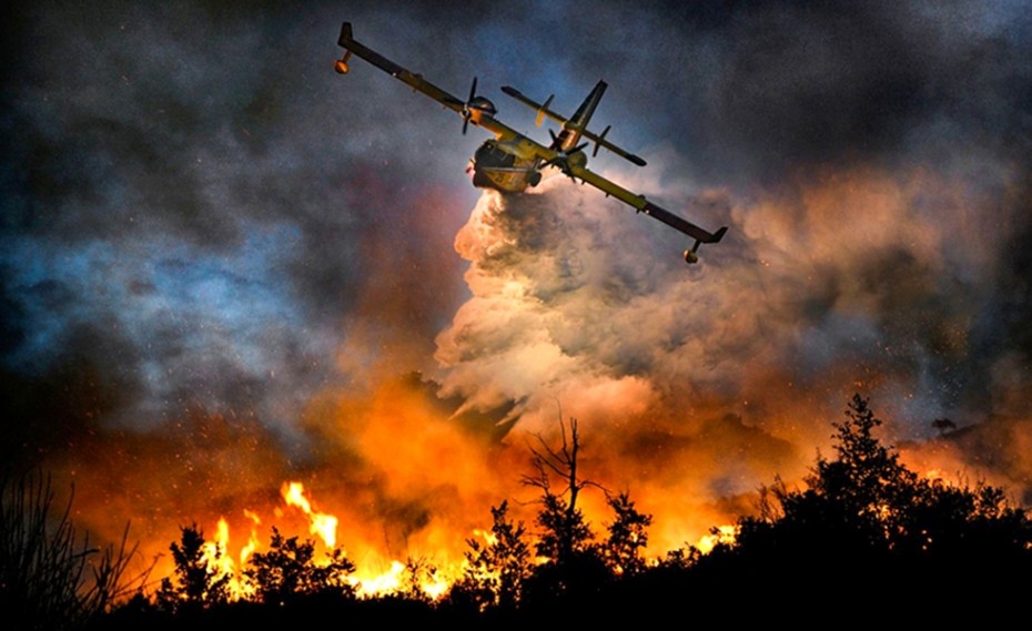 Πυρκαγιά σε τουριστική περιοχή στη Λευκάδα