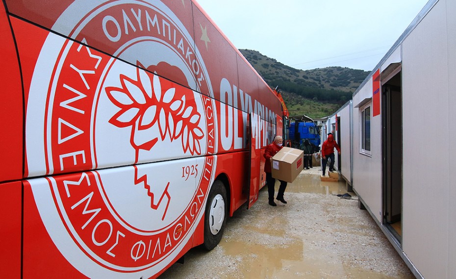 Στο Δαμάσι ακόμα 4 οικίσκοι της δωρεάς του Ολυμπιακού και του Βαγγέλη Μαρινάκη (photos, video)