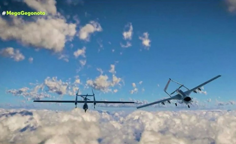 Αποκλειστικό MEGA: Πρώτη ελληνοτουρκική «αερομαχία» με drones πάνω από το Αιγαίο (video)