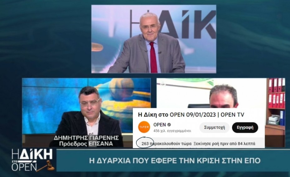 Απίστευτο, 263 άνθρωποι βρέθηκαν να βλέπουν