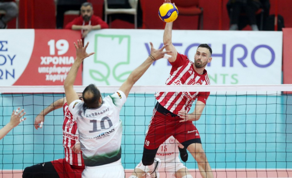 Live Streaming: Μίλωνας - Ολυμπιακός 1-3 σετ