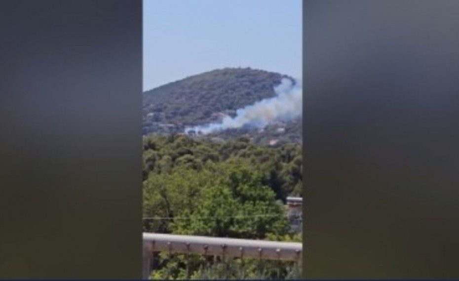 Λούτσα: Η πρώτη πυρκαγιά του καλοκαιριού – Φωτιά κοντά σε οικισμό (video)