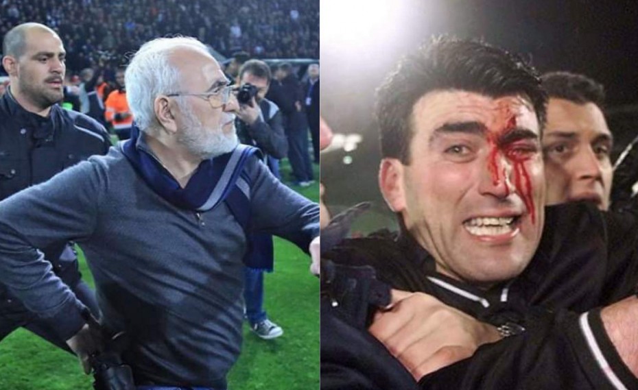 ΚΟΙΤΑ ΠΟΙΟΙ ΜΙΛΑΝΕ! Αυτοί που κυνηγούσαν διαιτητές με όπλα και τους πλάκωναν στο ξύλο!