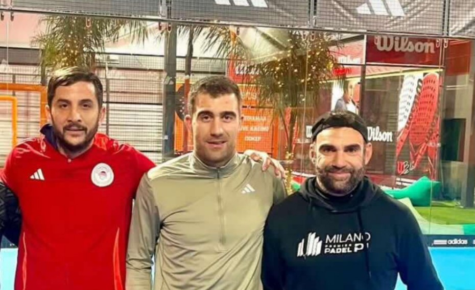 Πήγαν για... padel Μανωλάς, Παπασταθόπουλος και Χούτος!