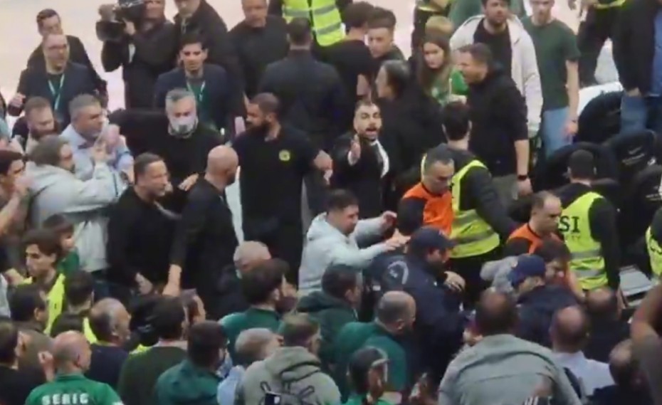 Οι εικόνες ντροπής από το ΟΑΚΑ έφτασαν μέχρι την Αμερική (video)